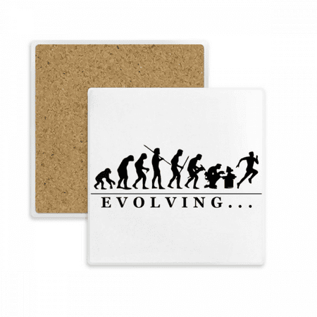 

Evolutionary Monkey Human Movement Coaster Cup Mat Mug Subplate Holder Insulation Stone