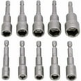 thumbnail image 1 of Juego de destornilladores magnéticos profesionales, destornillador de impacto con imán de resistencia industrial, perfecto para herramientas de electricista y reparación de automóviles (10 piezas), 1 of 5