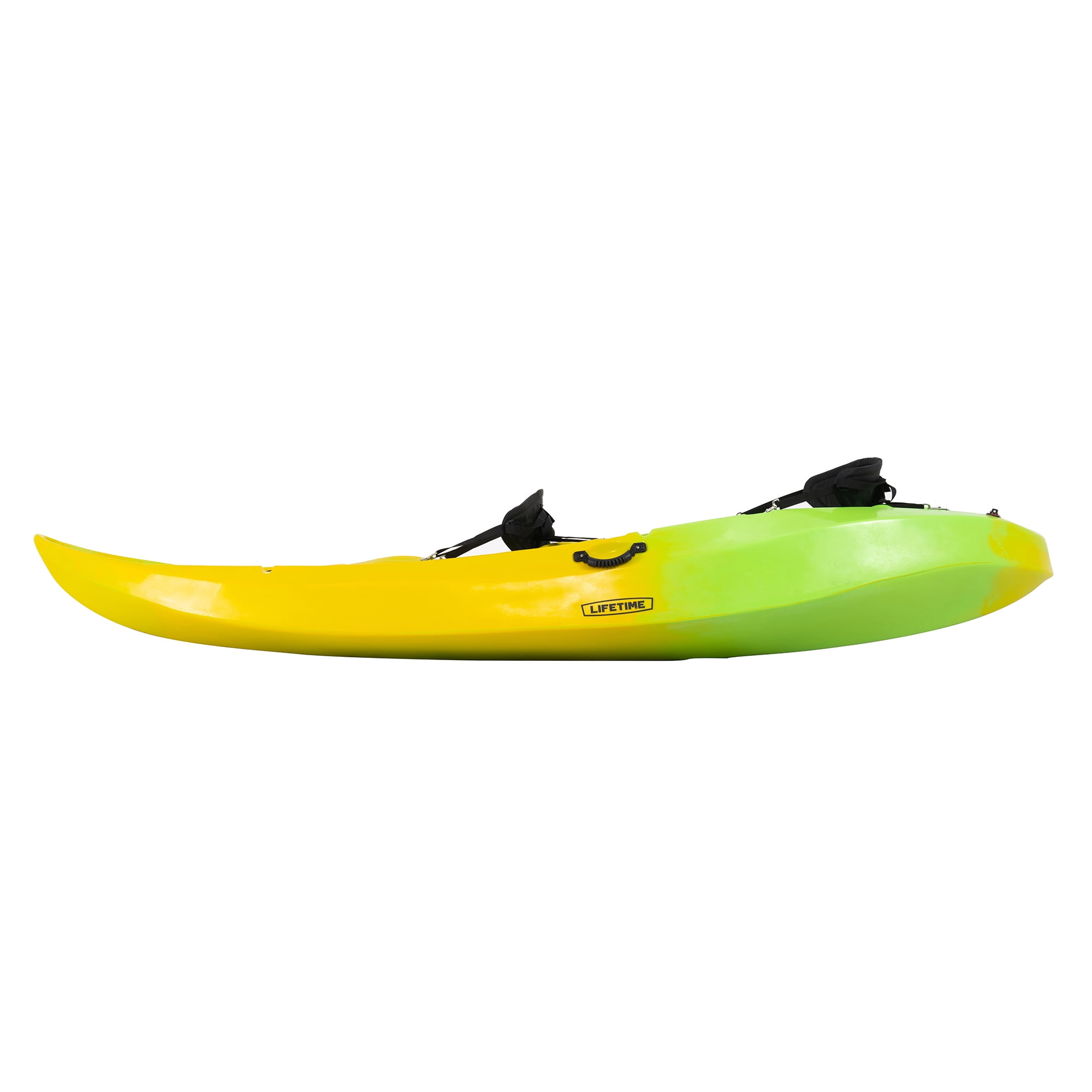 Lifetime Manta 10 ft Tandem Sit-On-Top Kayak with Paddles, Yellow/Lime (91071)
