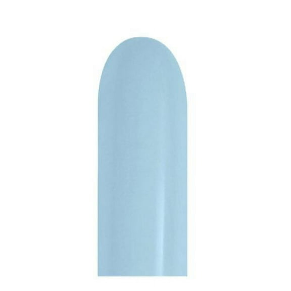 Latex 260 Bet Pastel Blue Pack Of 50 Balloons
