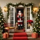 thumbnail image 5 of Decoraciones de Navidad Interior 35 X 71 Pulgadas Marco de Puerta de Navidad - Patrón de Santa Claus - Decoración de Puerta de Navidad - Decoración de Fiesta Del Festival, 5 of 6