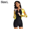 thumbnail image 2 of Traje de baño sexy de una pieza para mujer, traje de surf con protección solar, traje de baño de manga larga para mujer, 2 of 6