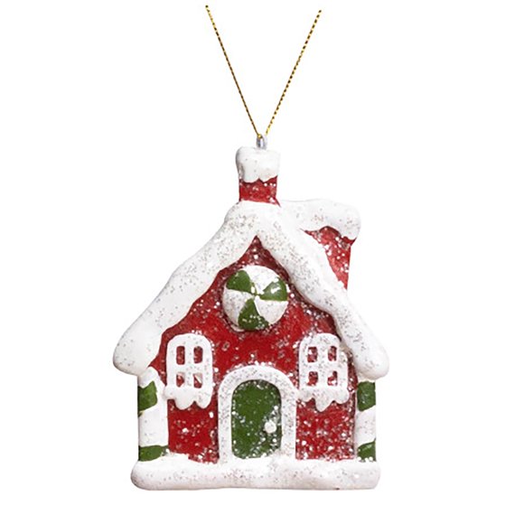 Limited Time Deal Christmas Crafts Funny Christmas Ornament Christmas Resin Hanging Snowflake Donut Hanging Holi Day Decoration for Christmas Tree Decorations Hanging Craft Holiday Party Supplies