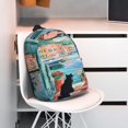 thumbnail image 3 of Lukts Coastal Cat By The Window Pattern 15 Inch Student Backpack, Waterproof Laptop Backpack with Adjustable Shoulder Straps, Lightweight Travel, Campus Backpack, Unisex, 3 of 6