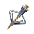 thumbnail image 5 of LLDYYDS Screw 100pcs Hollow-Wall Anchors, Drywall Anchor kit with Screws, Self-Drilling Hollow Wall Anchor, Grey, 65Lbs, 5 of 6