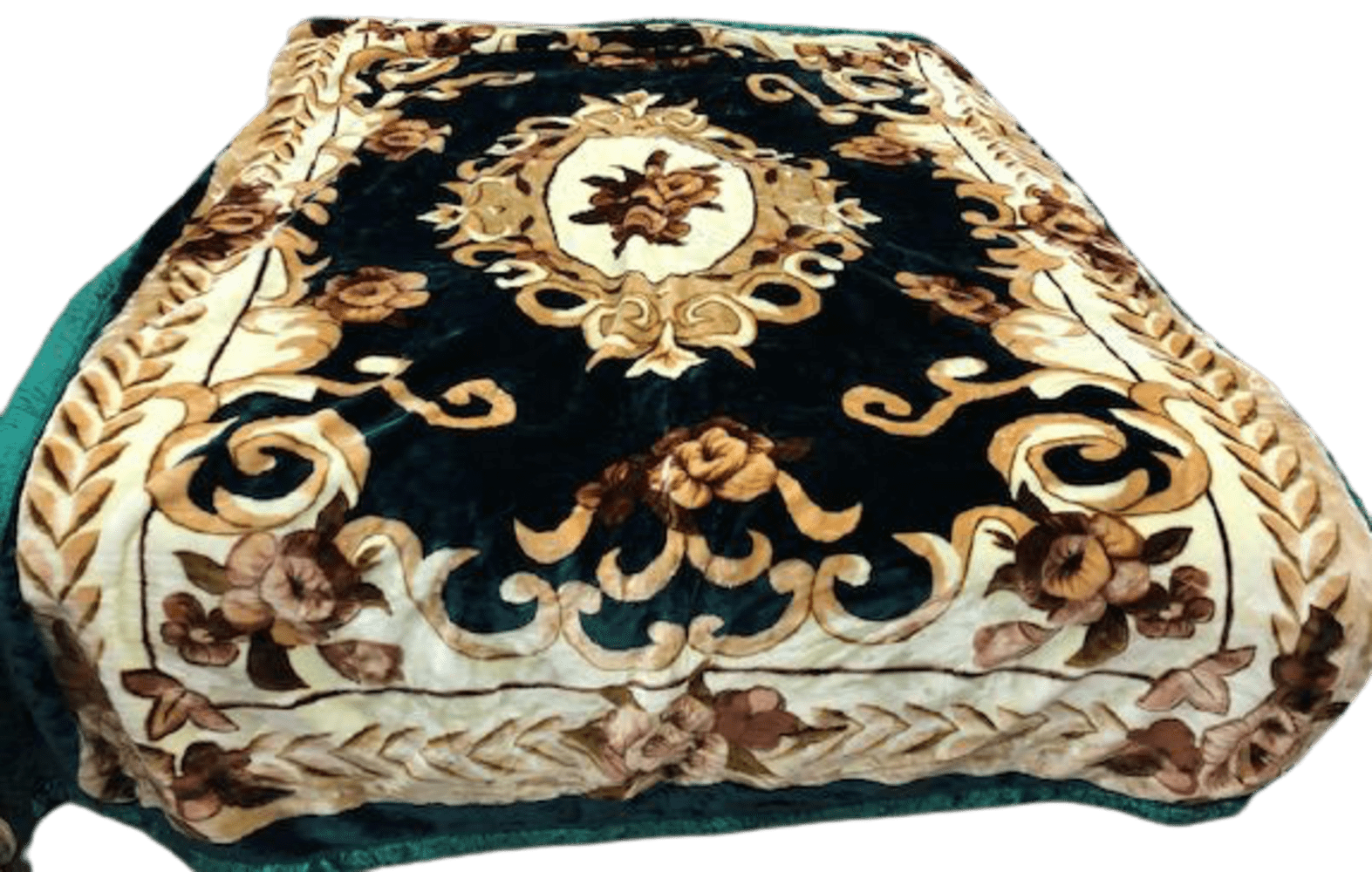 Weighted Heavy Korean Faux Mink Fleece Blanket 2 Ply Reversible Silky