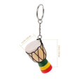 thumbnail image 2 of 1 Set of Drum Key Chains Durable Pendants African Drum Key Chains Necklace, 2 of 3