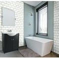 thumbnail image 5 of Design House 525782 Madison Traditional Bath and Shower Trim with 3-Function Shower Head, Single-Handle Faucet, Escutcheon and Valve for Bathroom, Satin Nickel, 5 of 15