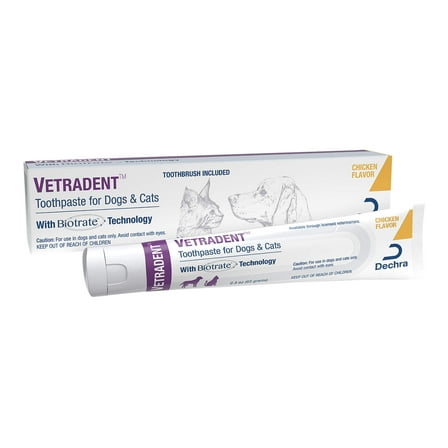 Vetradent Toothpaste (double-headed toothbrush included), 2.3 oz