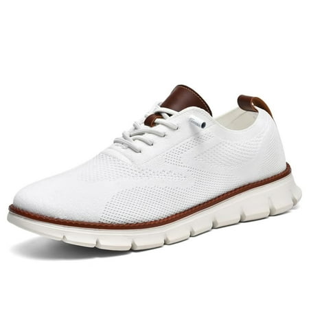 Yunkctuk Mens and Womens Lace up Casual Walking Shoes  Mens Breathable and Comfortable Formal Shoes  Mens and Womens Anti Slip Sports Shoes.