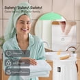 thumbnail image 2 of FOHERE 20L Bathroom Towel Warmer Bucket with Fragrance Holder & LED Display White, 2 of 5