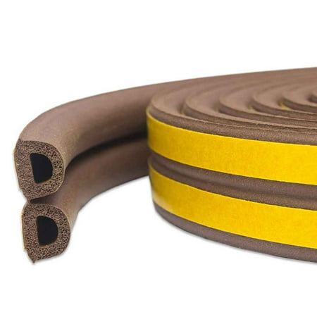 

Indoor Weather Stripping Window Seal Strip Doors Windows Soundproofing Weatherstrip Gap Blocker D Type