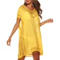thumbnail image 3 of EIMELI Paréos de Maillot de Bain pour Femmes, Robe de Plage, Tunique, Haut de Bikini, 3 of 6