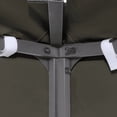 thumbnail image 4 of Cubierta superior para gazebo VidaXL, 2 niveles, color topo, 3 x 3 m, poliéster PVC, 4 of 7