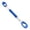 Blue, variant on lacooooppia Motorcycle Balance Bar Adjustable Aluminum Alloy Sturdy Handlebar Brace Reusable Cross Bar Easy Installation Suitable for Daily Riding Mountain Roads Blue