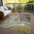 thumbnail image 6 of Addison Rugs Chantille Indoor/Outdoor Contemporary Abstract Taupe Washable Rectangle Rug, 8' x 10', 6 of 6