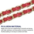 thumbnail image 3 of Uxcell Purse Chain Strap, 47" Adjustable Purse Straps Shoulder Replacement Strap, Red, 3 of 6