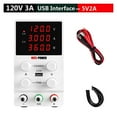thumbnail image 1 of Alimentation de Laboratoire DC Régulée à Haute Précision 120V 3A, Tension de Commutation, Alimentation 30V 10A 60V 5A, Source de Banc Réglable, 1 of 6