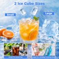 thumbnail image 3 of Máquina de hielo portátil OSTBA de 26 lb/día, cubos de hielo tipo bala, 3 of 9