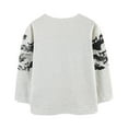 thumbnail image 4 of Aocisk Sweat à Capuche Imprimé Chauve-Souris Halloween pour Garçons Mode Automne Col Rond pour Enfants Gris 3-4 Ans, 4 of 8
