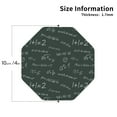 thumbnail image 2 of Leather Coasters with Heat-resistant for Drinks, formula equation math Print -标题2 Octagon, 2 of 5