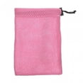 thumbnail image 1 of Small Mesh Drawstring Bag Mesh Bag Drawstring Net Bags Gadgets Organizer Stuff Sack Storage Pouch for Golf Balls Gym Swimming Pink, 1 of 8