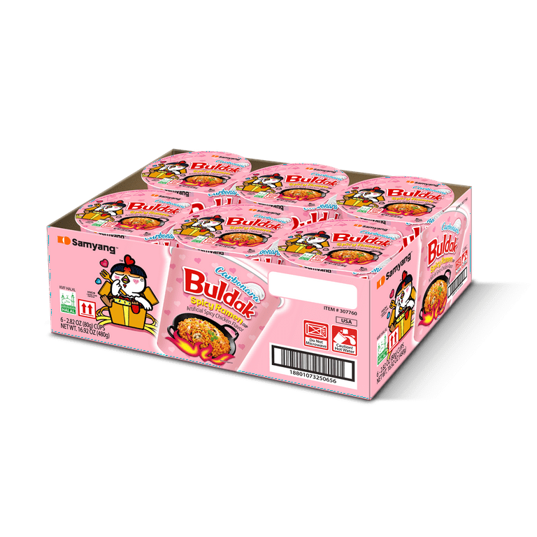 Samyang Buldak Spicy Chicken Carbonara Ramen Noodles - 22.90oz/5ct
