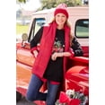thumbnail image 2 of Woman Within Plus Size Fleece Holiday Sweatshirt, 2 of 6