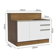 thumbnail image 3 of Isla de Cocina con Encimera y Mostrador Madesa Glamy 120 MB, 3 of 5