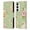 Garden Chic, variant on Head Case Designs French Country Patterns Pink Dots Leather Book Wallet Case Cover Compatible with Samsung Galaxy S22 5G