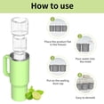 thumbnail image 5 of Compre 2 y obtenga 3 molde para bandeja de hielo, bandeja para hielo, molde para hielo de silicona, bandeja para hielo con taza de agua de 30 40 oz con tapaCalidadExperiencia de usuarioSostenibilidad, 5 of 5