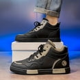 thumbnail image 2 of Men'S High-Top Sports Shoes for Outdoor Travel, Stylish Walking Shoes Suitable for All Seasons, Versatile Lace-Up Skate Shoes That Are Comfortable And Durable, Available in Large Sizes 39-47, 2 of 9