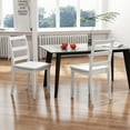 thumbnail image 3 of Gymax Dining Chairs Set of 2 Wood Dining Room Kitchen Side Chairs for Living Room, 3 of 8