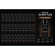 Dark Brown Hair Building Fibers for Instant Volume and Thicker Fuller Hair Large 27.5g ( Pack of 30 Bottles ) Hair Fibers for Women and Men Jargod
