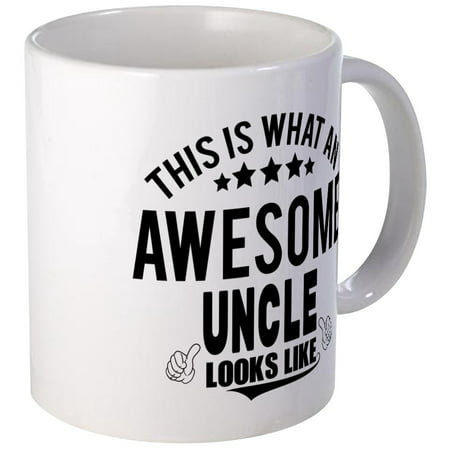 CafePress - THIS IS WHAT AN AWESOME UNCLE LOOKS LIKE Mugs - Unique Coffee Mug, Coffee Cup