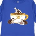 thumbnail image 4 of Inktastic Cute Hot Chocolate Hedgehogs Boys or Girls Long Sleeve Toddler T-Shirt, 4 of 5