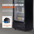 thumbnail image 6 of Commercial Merchandiser Refrigerator, 6.8 Cu.Ft / 195L Beverage Refrigerator Cooler Merchandiser, Glass Door Display Refrigerator Upright Fridge with 3 Adjustable Shelves, Customizable Lightbox, 6 of 7