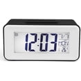 thumbnail image 1 of Rawiri Reloj despertador digital LED Reloj digital Despertador Fecha Temperatura Posponer 8 Música Sueño Funciona con pilas (Negro), 1 of 5