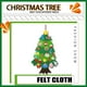 thumbnail image 3 of Decoración Árbol de Navidad Festival Fiesta Colgante Fieltro DIY Colgante de pared Adorno de juguete para niños, Tipo 1 Speravity HA008549-01, 3 of 7