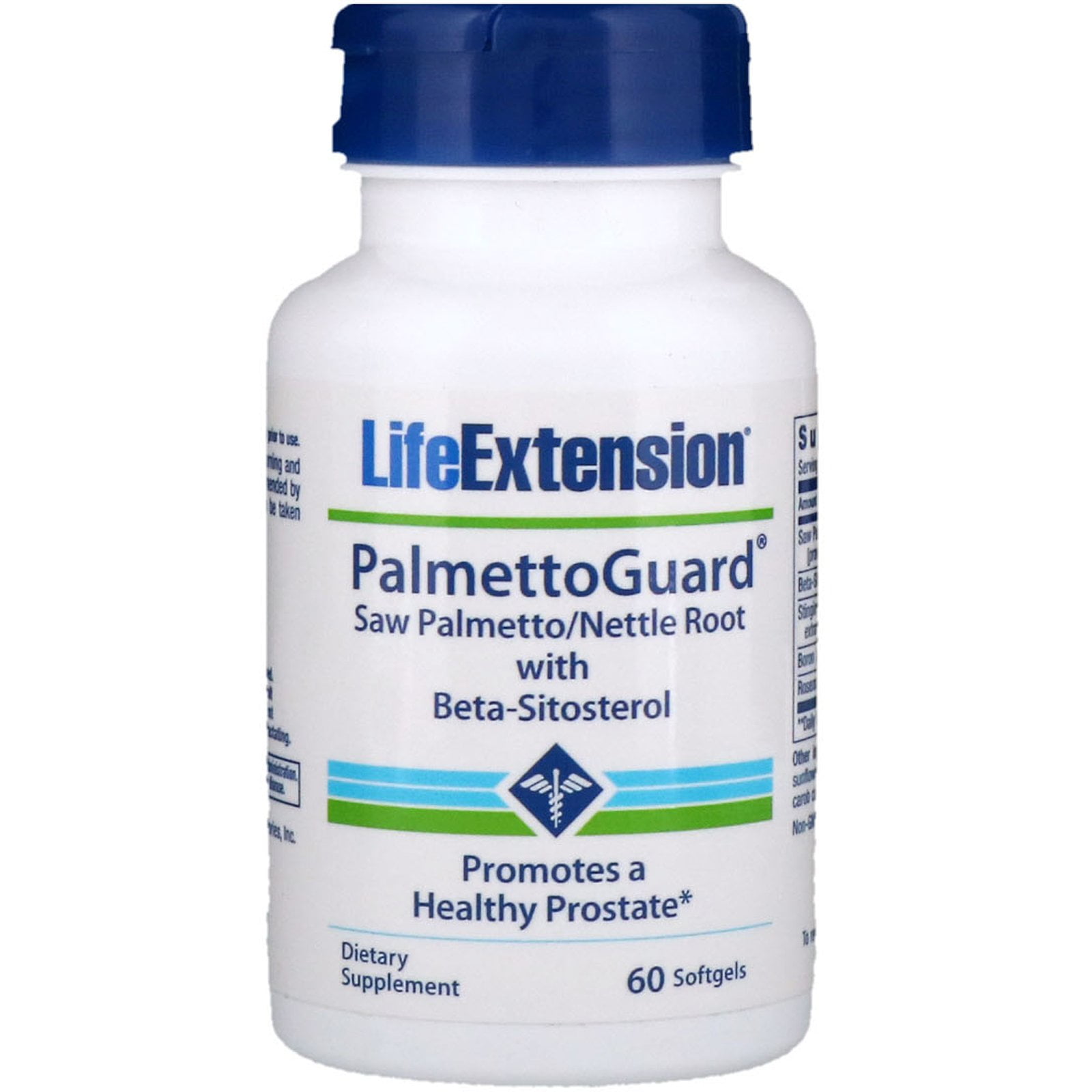 Life Extension PalmettoGuard Saw Palmetto Nettle Root with Beta
