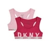 DKNY Girls Bra, 2 Pack Sports Bra Sizes S - L