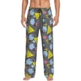 thumbnail image 2 of Kdxio Geometric Print Men's Sleep Pajama Pant Lounge Pants with Pockets, 2 of 8