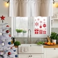 thumbnail image 6 of Khaki White Ombre Valances for Windows, Decorative Rod Pocket Window Valance Curtains, Modern Abstract Art Farmhouse Gradient Short Curtain Drapes for Kitchen/Living Room, 2 Panels, 42" W x 18" L, 6 of 8
