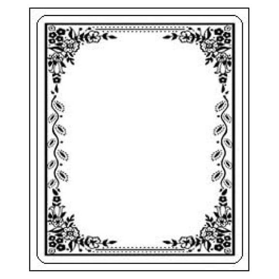 Laser And Inkjet Preprinted Bookplates Elegant Border 150 Pack