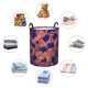 thumbnail image 4 of Fotbe Vintage USA Flag Cesto de Ropa con Asas, Cesto Impermeable de Gran Capacidad, Bolsa de Lavado para Dormitorio, Cesto de Ropa con Ruedas y Asas-Small, 4 of 6
