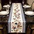thumbnail image 2 of Memorial Day Table Runner, Linen Table Flag for Honoring Fallen Soldiers, Patriotic Tablecloth for Family Living Room, Decorative Dining Table Cover for Commemorative Events and Gatherings, 2 of 9