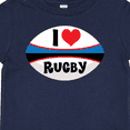 thumbnail image 4 of Inktastic I Love Rugby Sports Ball Boys or Girls Baby T-Shirt, 4 of 5
