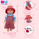 thumbnail image 2 of Juguete Muñeca Bebé para Niñas Interactivo con Accesorios rojo Mediano, 2 of 2
