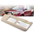 thumbnail image 6 of GZYF Car Left Driver Side Beige Sun Visor for Toyota Tacoma 2005 2006 2007 2008 2009-2012 W/O Light, 6 of 8