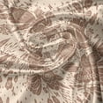 thumbnail image 7 of Ambesonne Floral Valance & Curtain, Oriental Blooming Peonies, 55"x45", Umber and Champagne, 7 of 7